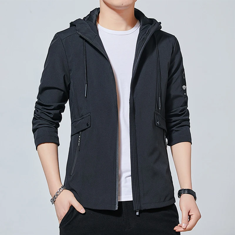 Title 4, Giacca Uomo Slim Fit Casual Trendy con Cappucci...