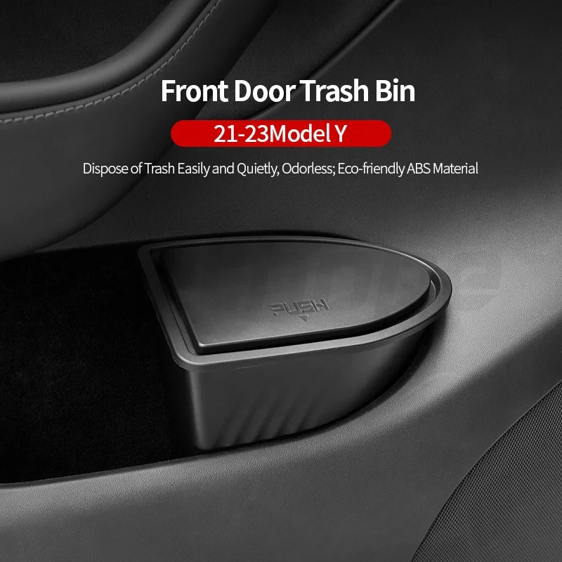Car door container storage box and trash can, a convenient 2-in-1 solution to organize your car, providing storage and a — photo 13