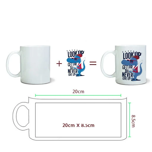 Title 2, Caneca de cerâmica criativa com transferência d...