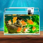 Fish Tank Transparent Glass Rectangular Aquarium Small And Medium Balcony Living Room Decoration Lazy Ecological Fish Ta — photo 6