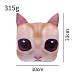 Fantoche e boneco de pelúcia de gato de papel de celebridade da internet simulada, ideal para diversão e interação criativa. — foto 11