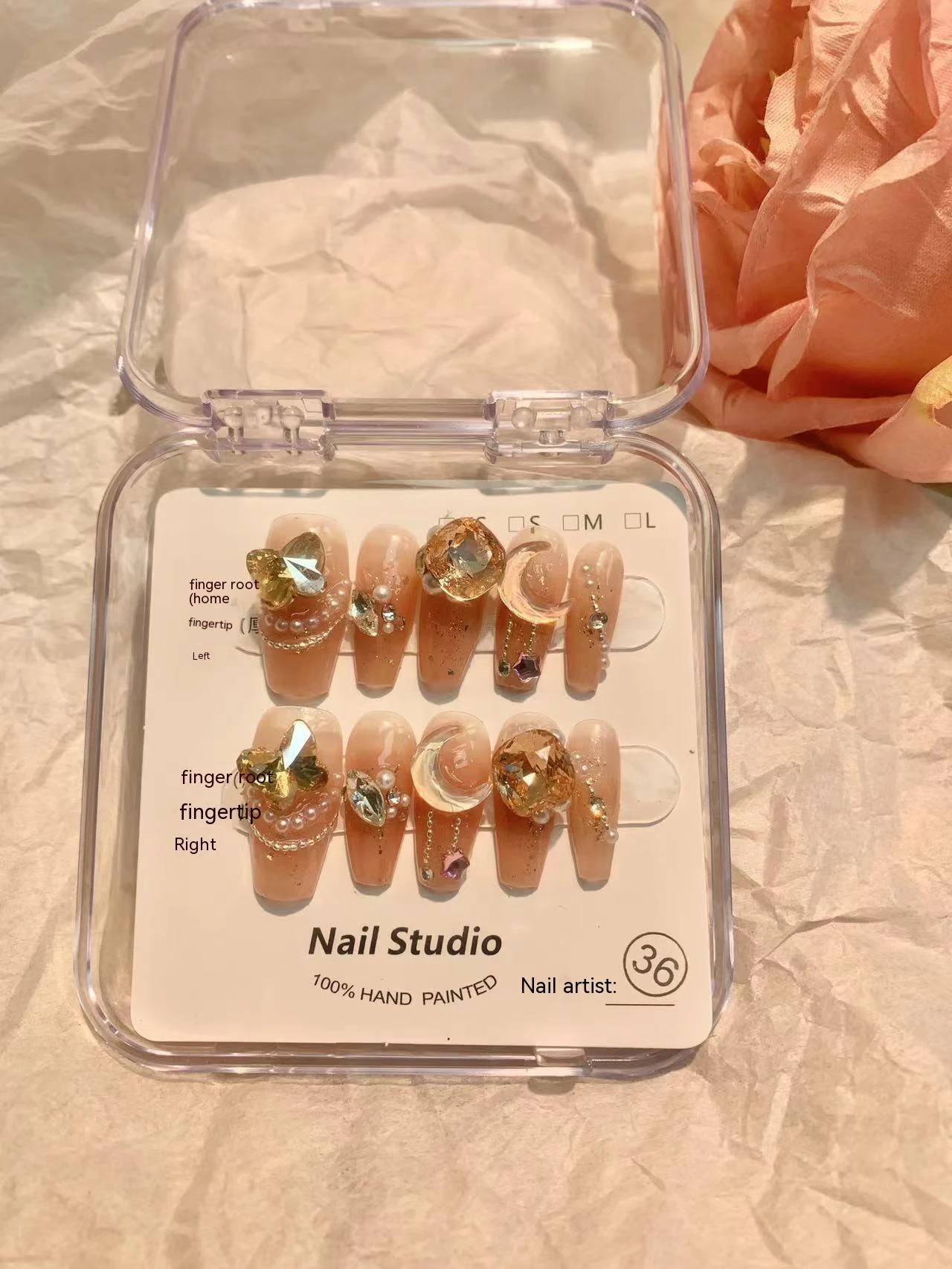 Title 5, Sun Protection Detachable False Nails for beaut...