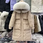 Nieuwe Mid-length Plus Size Over-de-knie Mantel met Verdikte Taille, Warm en Stijlvol, Perfect voor de Winter en de Koudere Dagen — foto 1