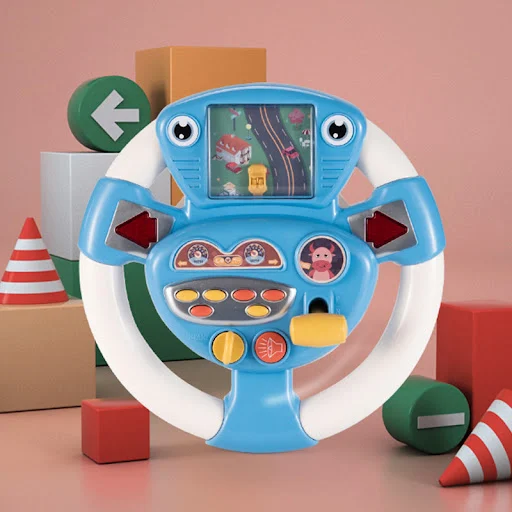 Title 1, Steering Wheel Simulation Childrens Multifunct...