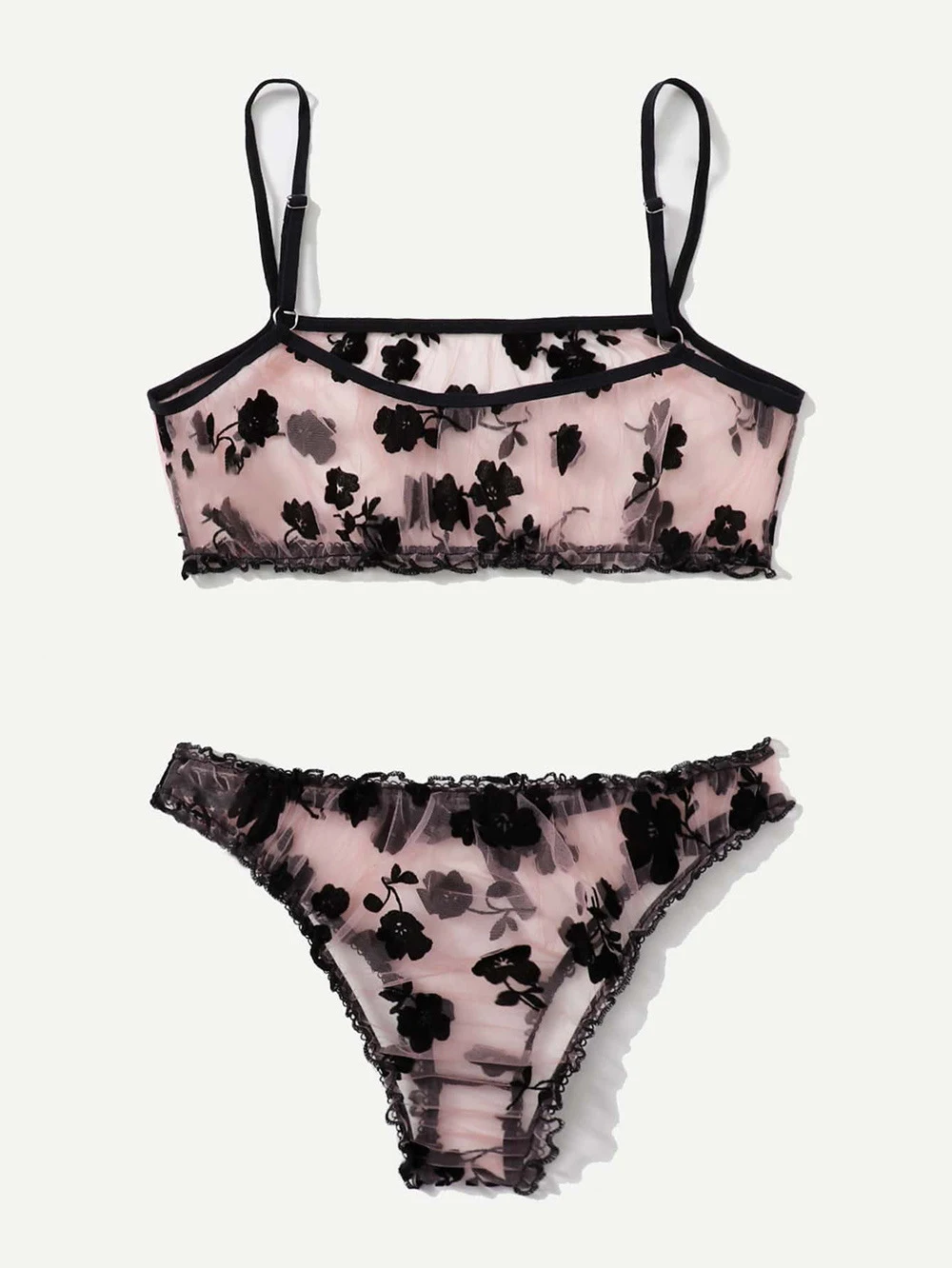 Title 10, Seductive Sexy Underwear Suit Featuring Multi-c...