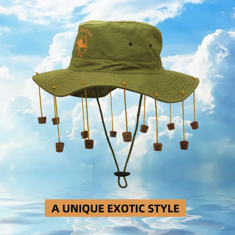 Personalized Fisherman Hat for Men and Women with 12-Bead Tassel, a comfortable and stylish hat perfect for fishing and — photo 9