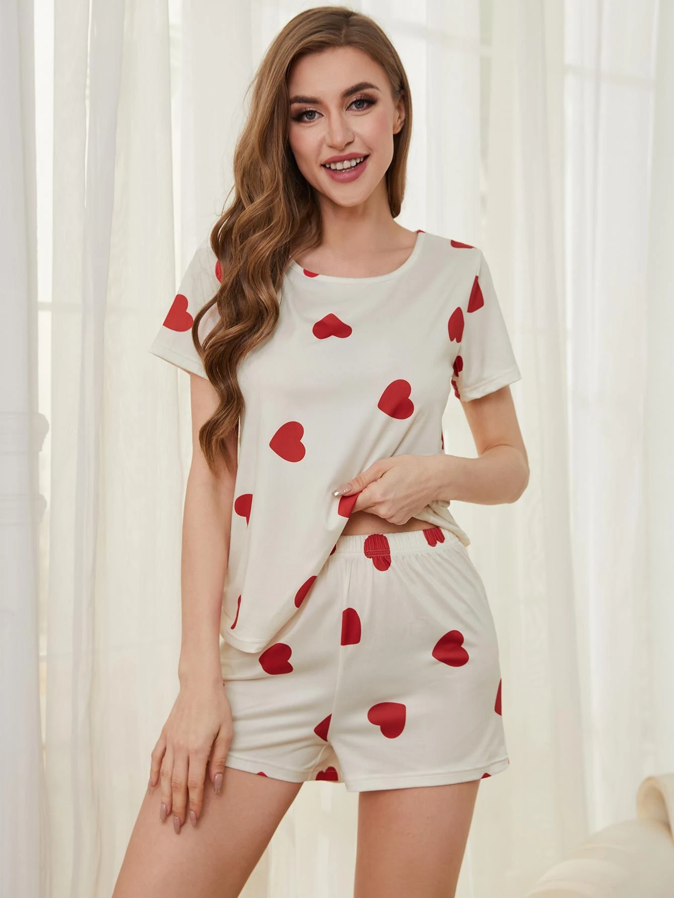 Title 3, Summer Ladies Homewear Plus Size Casual Love Sh...