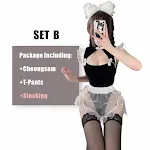 Black Set With Stocking