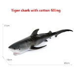Grandes modelos de animais marinhos de borracha macia. Brinquedos educativos para crianças. Perfeitos para brincar na água, duráveis e seguros. — foto 10