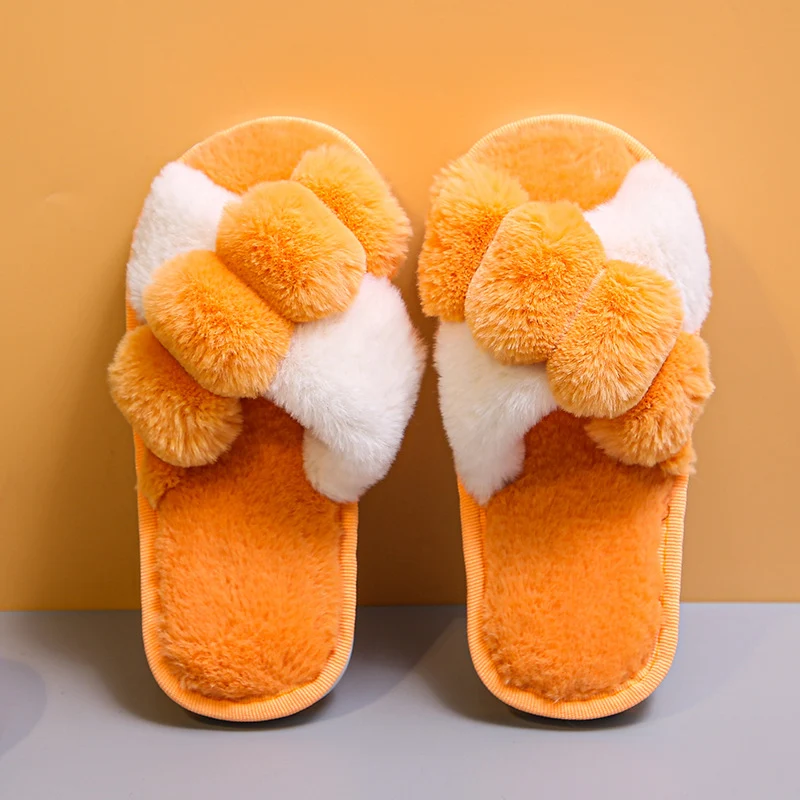 Women's Home Warm Casual Plush Slippers provide ultimate comfort and coziness for relaxing at home, soft, plush, and per — photo 4