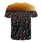 Camiseta Beer Cola Bubble Print, divertida e estilosa, com estampa de bolhas e mistura de cerveja e cola, ideal para um visual descontraído e moderno. — foto 10