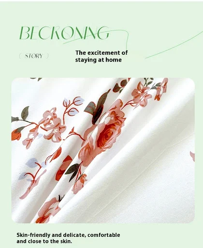 Title 10, Brushed fitted sheet with printed pillowcase an...