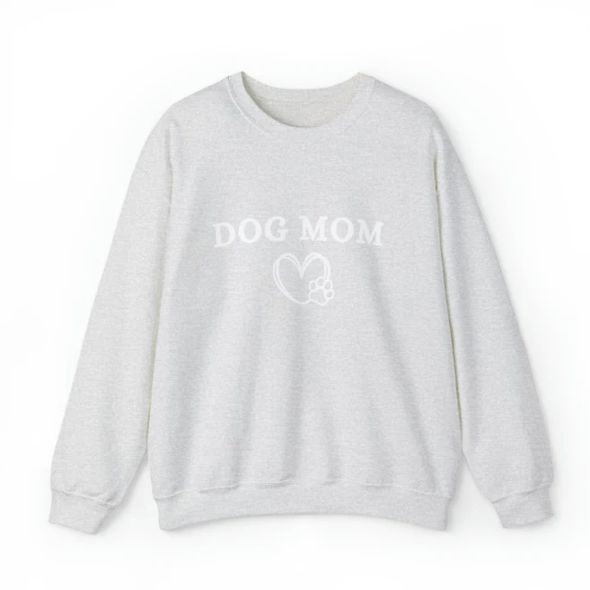 Rundhals-Sweater im europäischen und amerikanischen Stil mit "Dog Mother" -Aufdruck. Perfekt für Hundeliebhaber, bequem und modisch. — foto 4