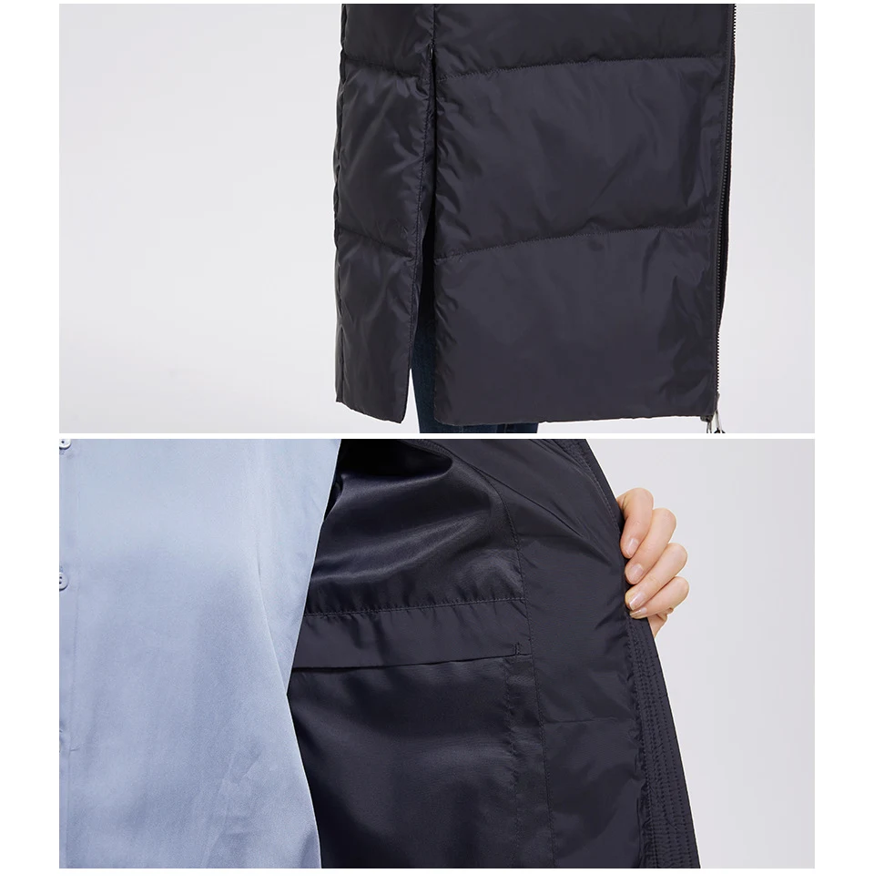 Title 8, Extra lange capuchonjas met opstaande kraag, th...