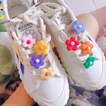 Hole Shoes Shoe Flower Decoration Accessories, decorate your clogs with these colorful accessories and add a unique and — photo 3