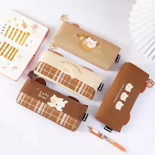 Title 5, Student Stationery Canvas com zíper de caneta d...