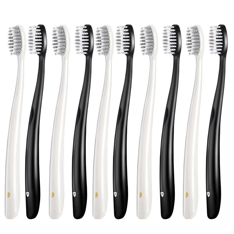 Toothbrush with hard and soft bristles for effective plaque removal and gentle gum care. Achieve a clean and healthy mou — photo 5