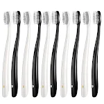 Toothbrush with hard and soft bristles for effective plaque removal and gentle gum care. Achieve a clean and healthy mou — photo 5