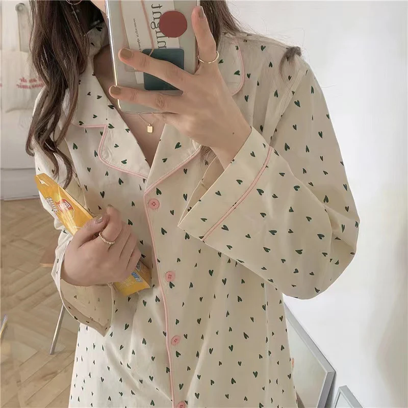 Title 4, Green Heart Long Sleeves and Trousers set for b...