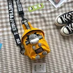 Canvas yellow cow