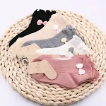 Children's Fungus Bow Princess Socks Baby — photo 4