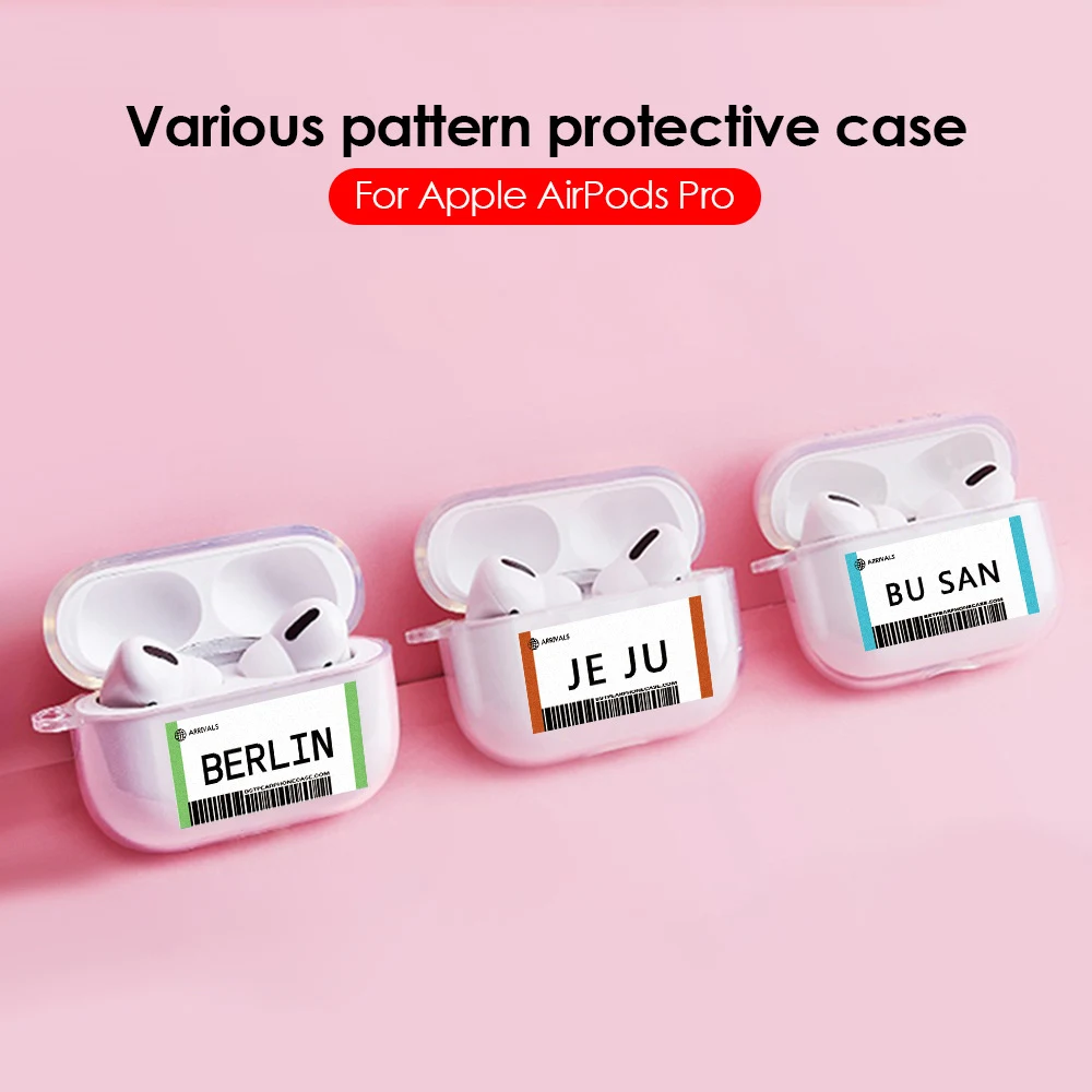 Title 8, Apple compatible Airpods Pro case, plane ticket...