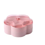 Candy box, dried fruit tray, creative flower-shaped transparent snack melon seed plastic storage box for convenient food — photo 6