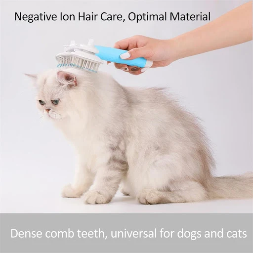 Title 3, Pet Cat Dog Slicker Brush Double-headed Negativ...