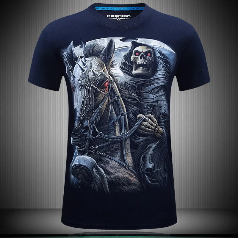 Title 5, Mens 3D T-shirt round neck loose short sleeve....