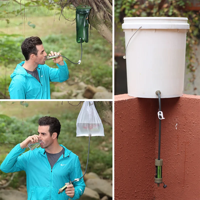 Title 6, Single soldier outdoor water purification straw...
