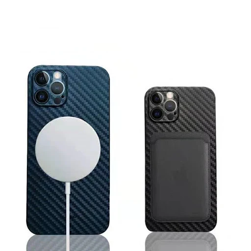 Title 3, Capinha para celular com textura de fibra de ca...