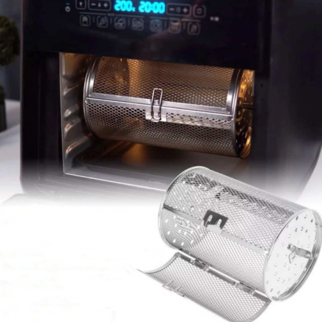 Forno Elétrico com Rolo Rotativo para Assar Ferramenta Gaiola para Assados Assa de Forma Uniforme Fácil de Usar Resultados Deliciosos — foto 1