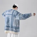 Retro Men's Sweater Cardigan for Autumn and Winter. Warm and Stylish. Perfect for everyday wear. Enjoy comfort and class — photo 4