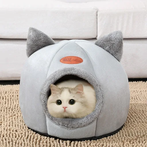 New Deep sleep comfort in winter cat bed little mat basket small dog house products pets tent cozy cave beds Indoor cama — photo 3