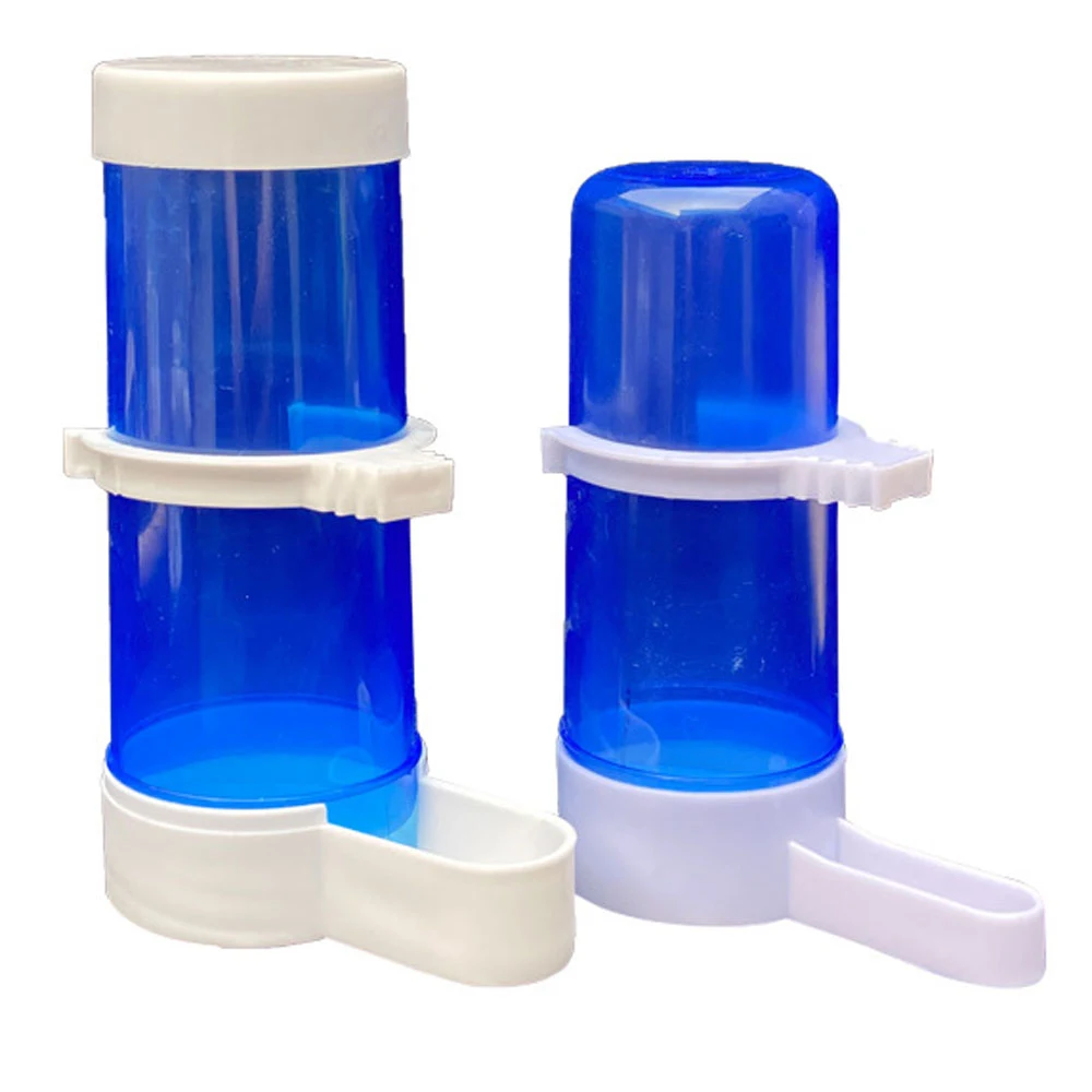 Title 6, Pet Bird Automatic Drinker Feeder Blue Bird Fee...