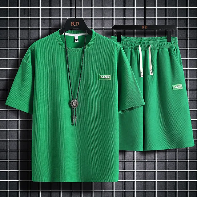 Title 12, Completo uomo casual due pezzi, manica corta, c...