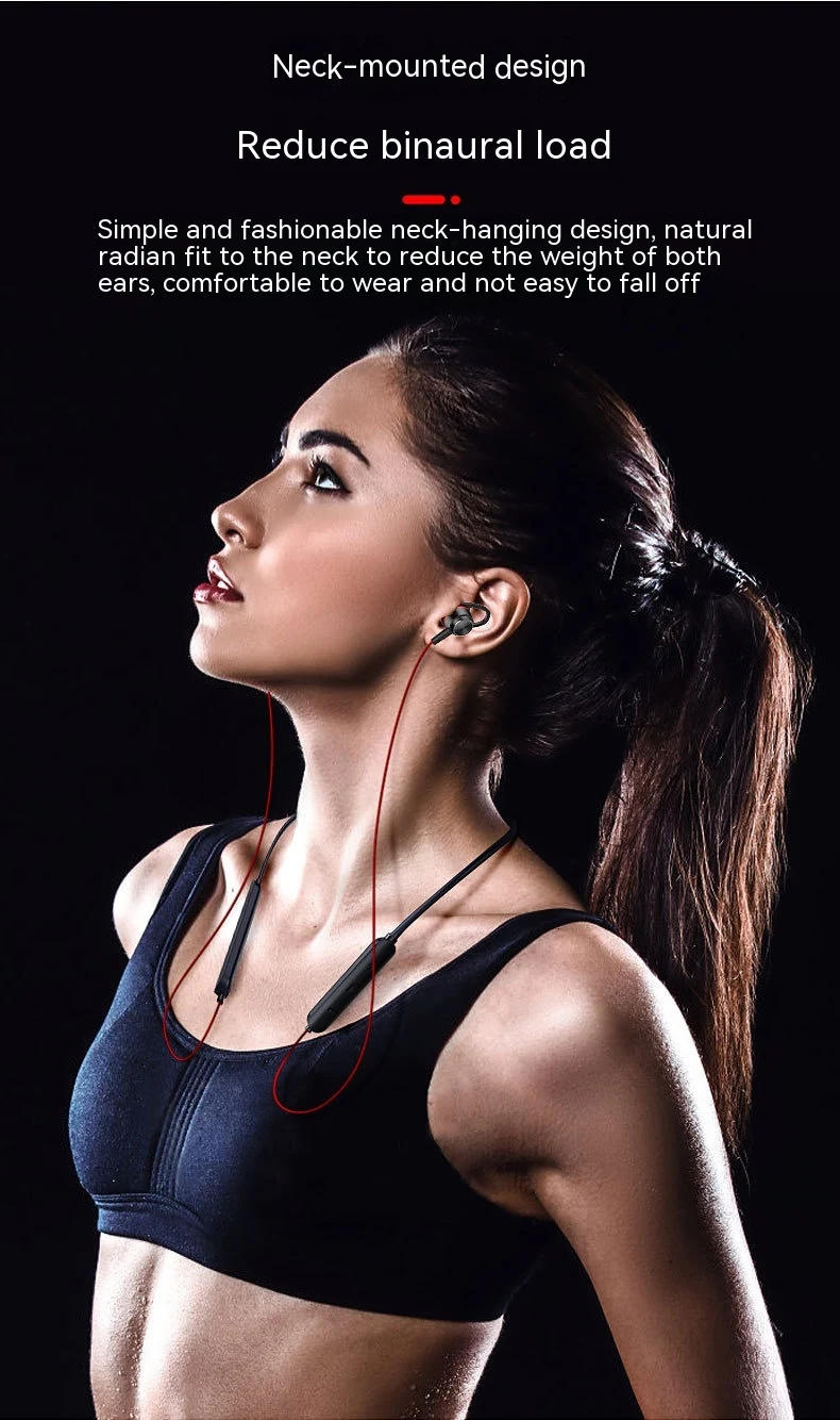 Cuffie Bluetooth wireless magnetiche a doppio orecchio con bassi extra. Immergiti in un audio potente e vivi la libertà senza fili. — foto 11