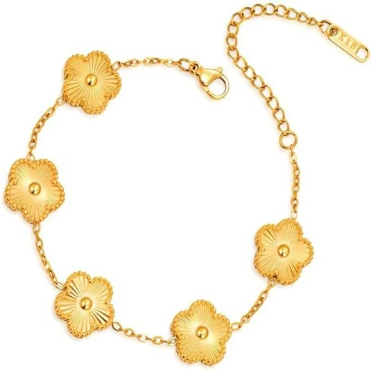Title 3, Pulseira Parthenocissus Grass em Ouro 18K, eleg...