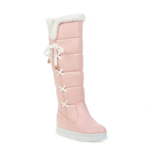 Title 6, Simple Casual Plus Size Womens Knee-high Snow ...