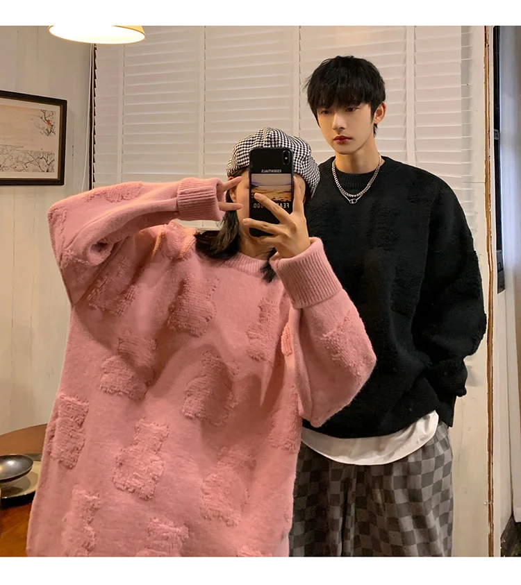 Title 23, New knitwear bear jacquard fashionable sweater,...