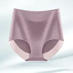 Braguitas de algodón antibacterianas, sin costuras y transpirables de cintura alta para mujer, comodidad y salud. — foto 3