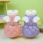 Pet Cute Angel Small Dog Thickened Cotton Skirt provides warmth and adorable style. Perfect for keeping your little dog — photo 5