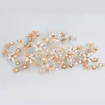 Tiara de pérolas para fotografia de casamento viagem estúdio acessórios de vestido capture momentos especiais com elegância. — foto 3