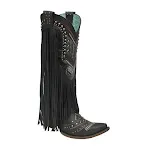 Botas Martin pontiagudas europeias e americanas, cano médio, viscose com borla, étnico retrô. Perfeitas para um visual autêntico e estiloso. — foto 2