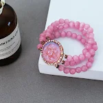Colar Retro Exquisito com Strass e Broca de Ponto. Design versátil e elegante, combina com tudo. Adicione brilho ao seu visual diário. — foto 4