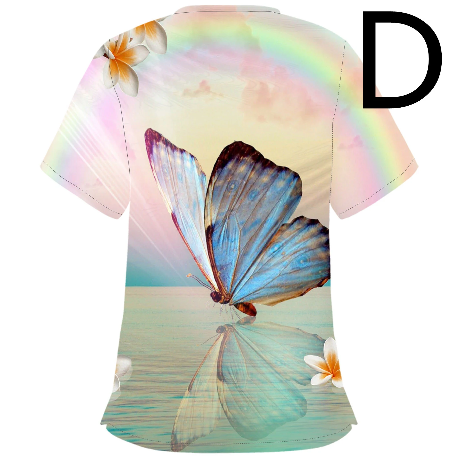 Title 3, T-shirt casual da donna per infermiere con stam...