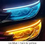 Ice blue turn to yellow