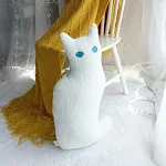 Cartoon Black Cat Pillow Plush Toy perfect for cuddling and decorating. Soft, adorable, and great for kids and cat lover — photo 4