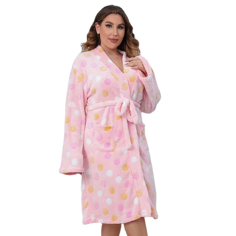 Title 8, Camicia da notte in flanella casual da donna Ho...