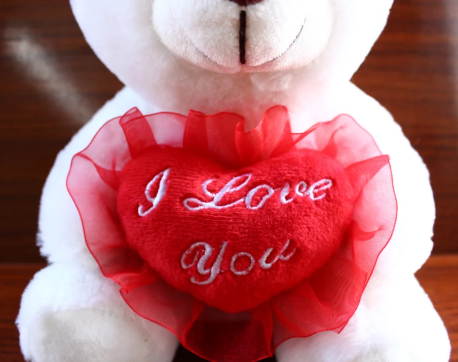 Love Colorful Luminous Bear Recording Hug Plush Toy Doll, Perfect Birthday Gift, a Sweet and Snuggly Companion for Every — photo 2